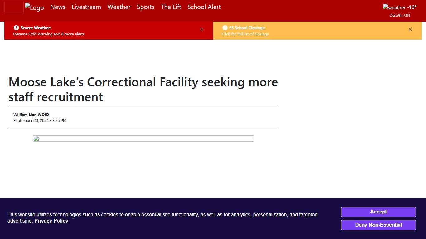 Moose Lake's Correctional Facility seeking more staff recruitment - WDIO.com